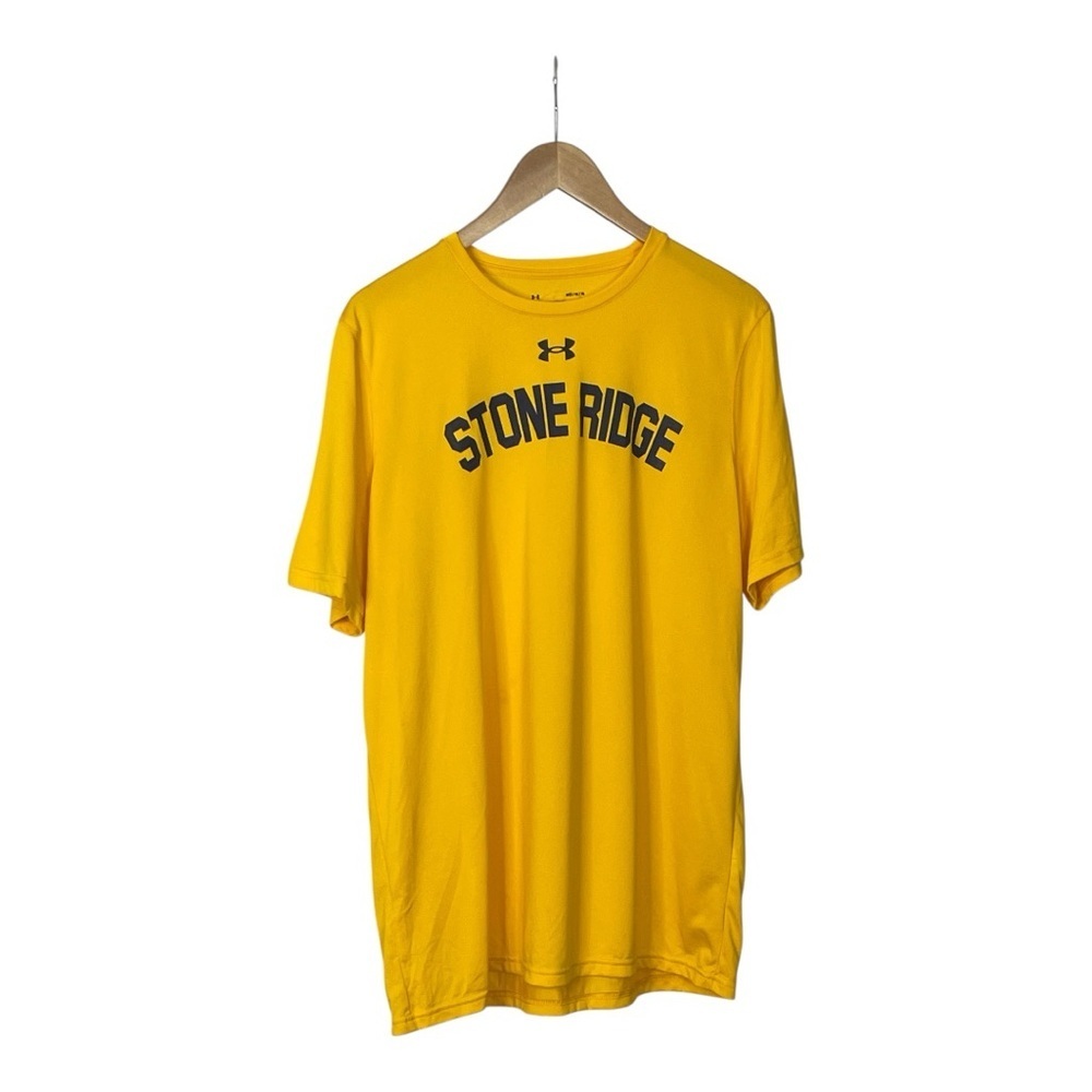 Under Armour Men's Yellow Graphic T-Shirt Stone Ridge M - Picture 2 of 5